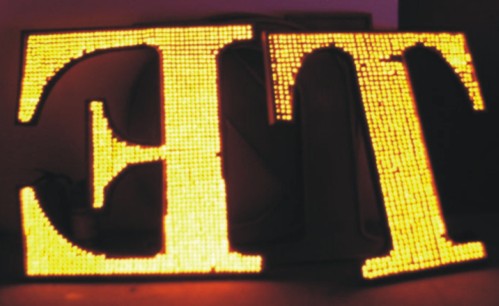 LED外露发光字8
